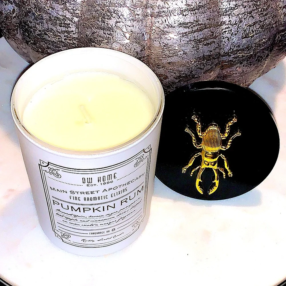 DW HOME CANDLE PUMPKIN RUM APOTHECARY 1 WICK 8.8 oz RICHLY SCENTED NEW - Picture 4 of 6
